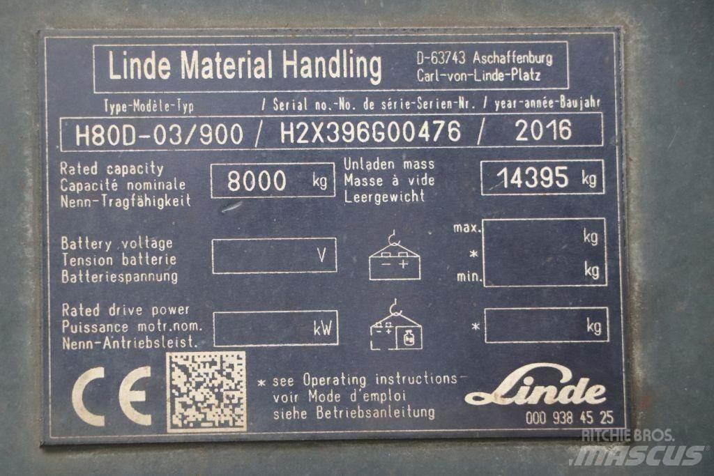 Linde H80D-03/900 Dieseltrukit