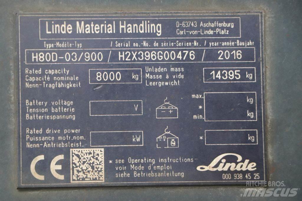 Linde H80D-03/900 Dieseltrukit