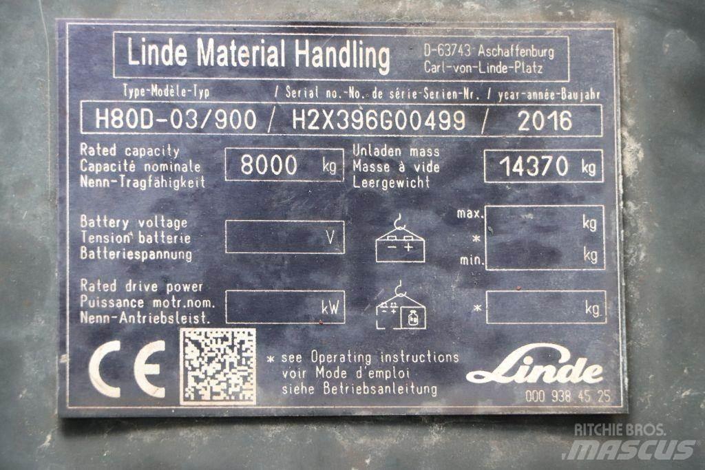 Linde H80D-03/900 Dieseltrukit