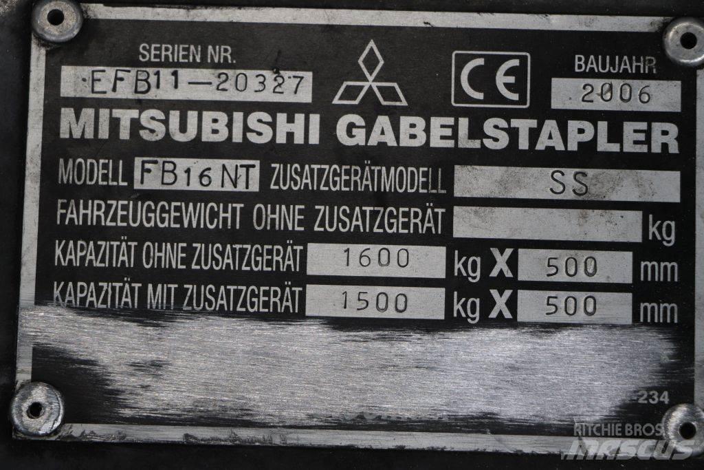 Mitsubishi FB16NT Sähkötrukit