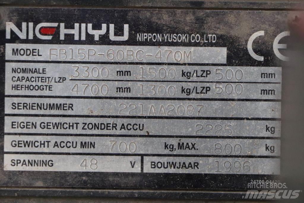 Nichiyu FB15P-60BC Sähkötrukit
