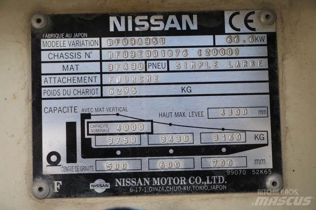 Nissan BF03A35U Nestekaasutrukit