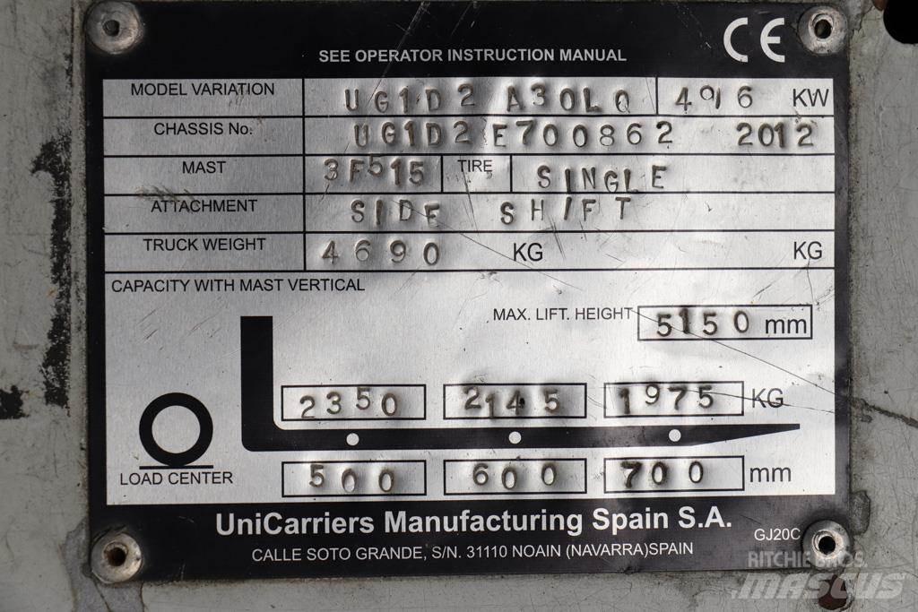 Nissan UG1D2A30LQ Nestekaasutrukit