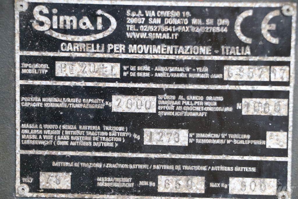 Simai PE20LL Vetotrukit