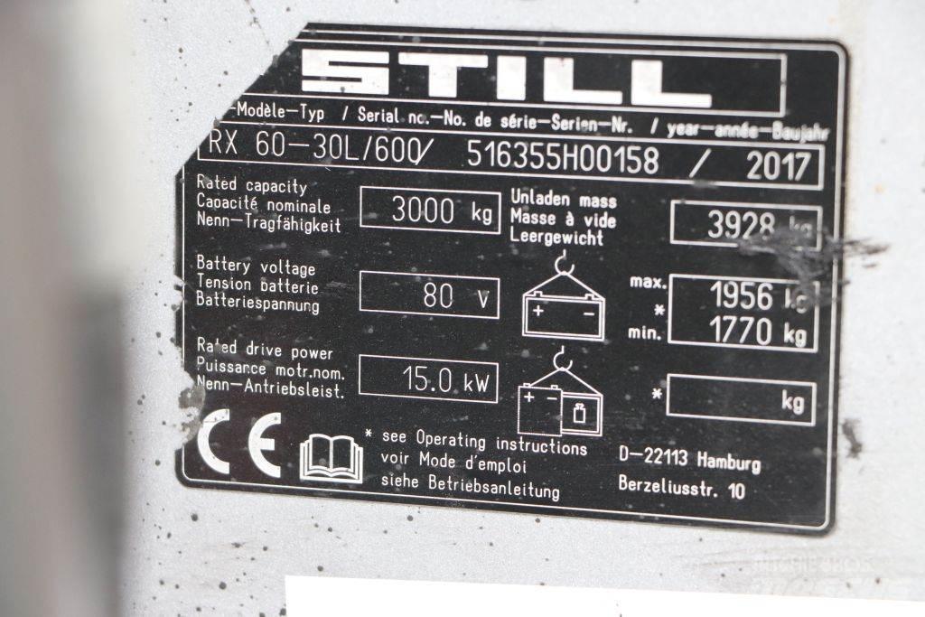 Still RX60-30L/600 Sähkötrukit