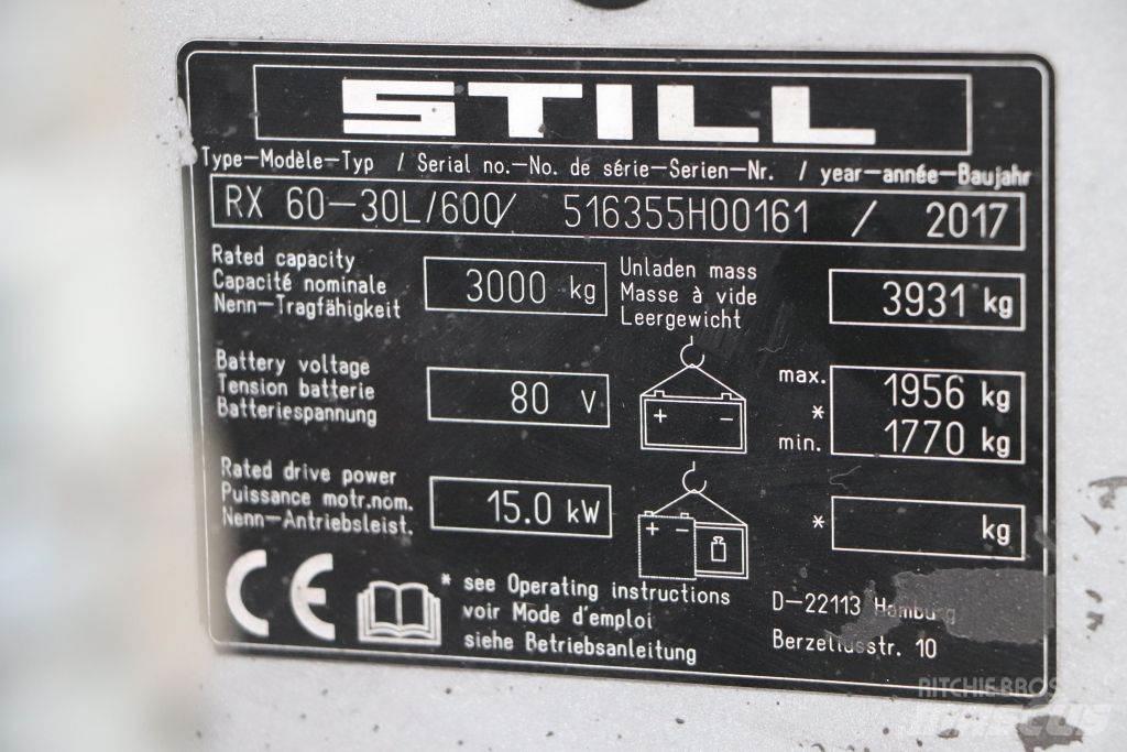 Still RX60-30L/600 Sähkötrukit
