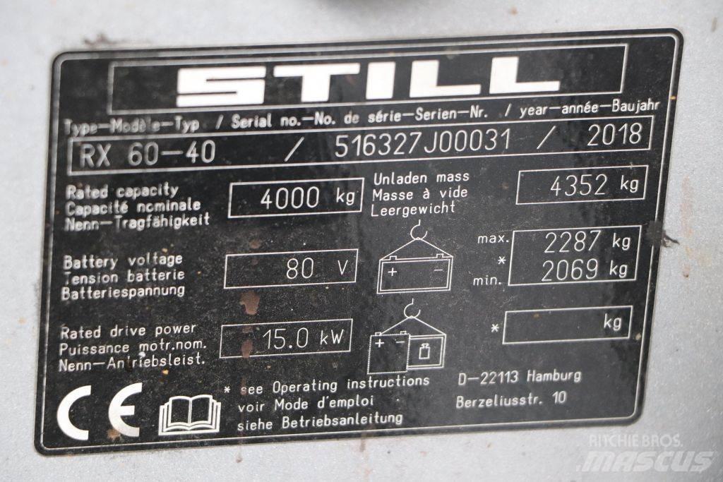 Still RX60-40 Sähkötrukit