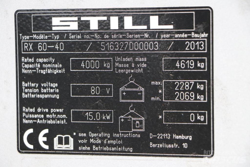 Still RX60-40 Sähkötrukit