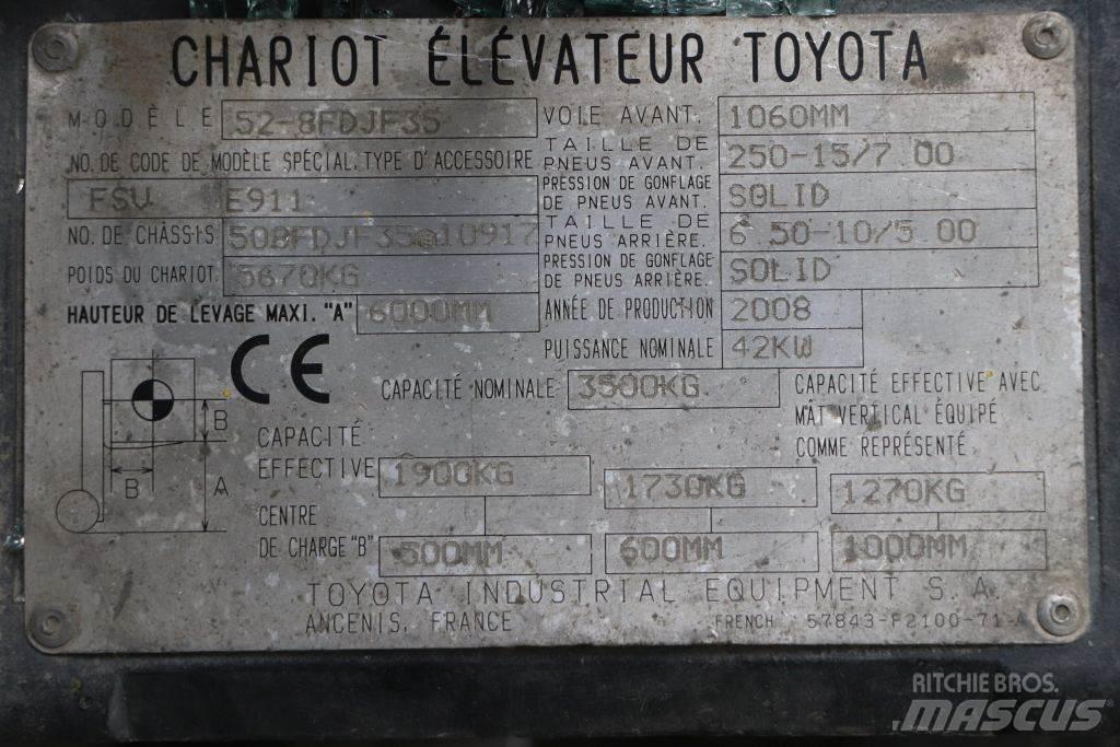 Toyota 52-8FDJF35 Dieseltrukit