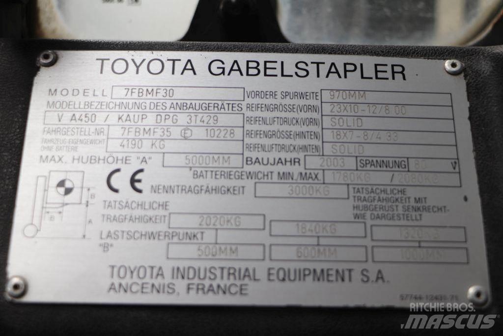 Toyota 7FBMF30 Sähkötrukit