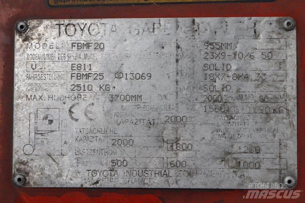 Toyota FBMF20 Sähkötrukit
