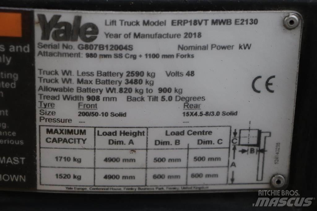 Yale ERP18VT Sähkötrukit