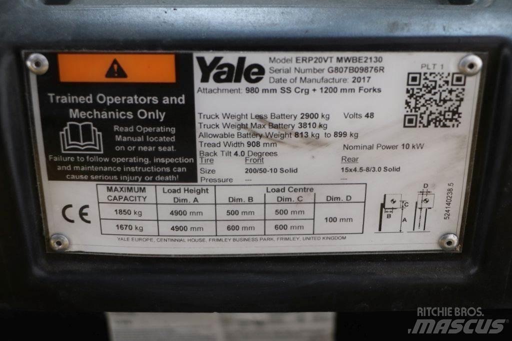 Yale ERP20VT Sähkötrukit