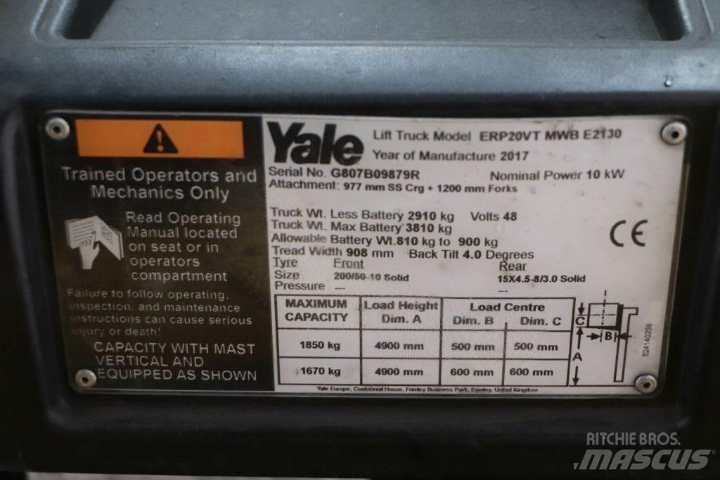 Yale ERP20VT Sähkötrukit