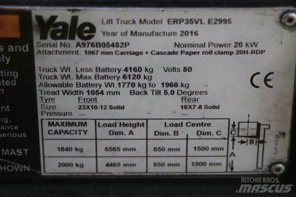 Yale ERP35VL Sähkötrukit