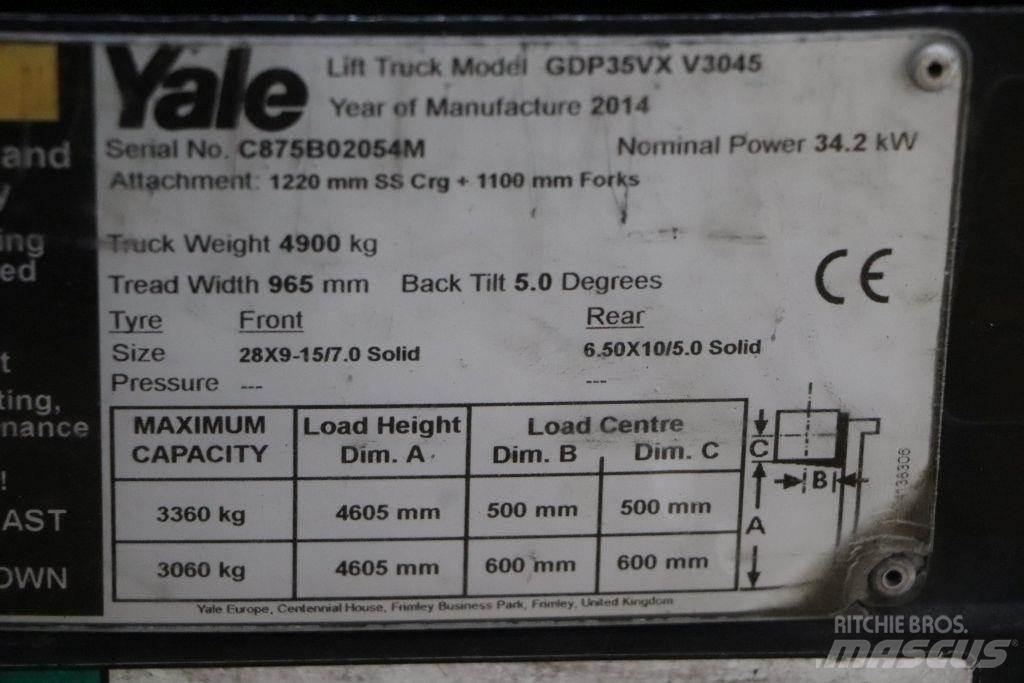 Yale GDP35VX Dieseltrukit