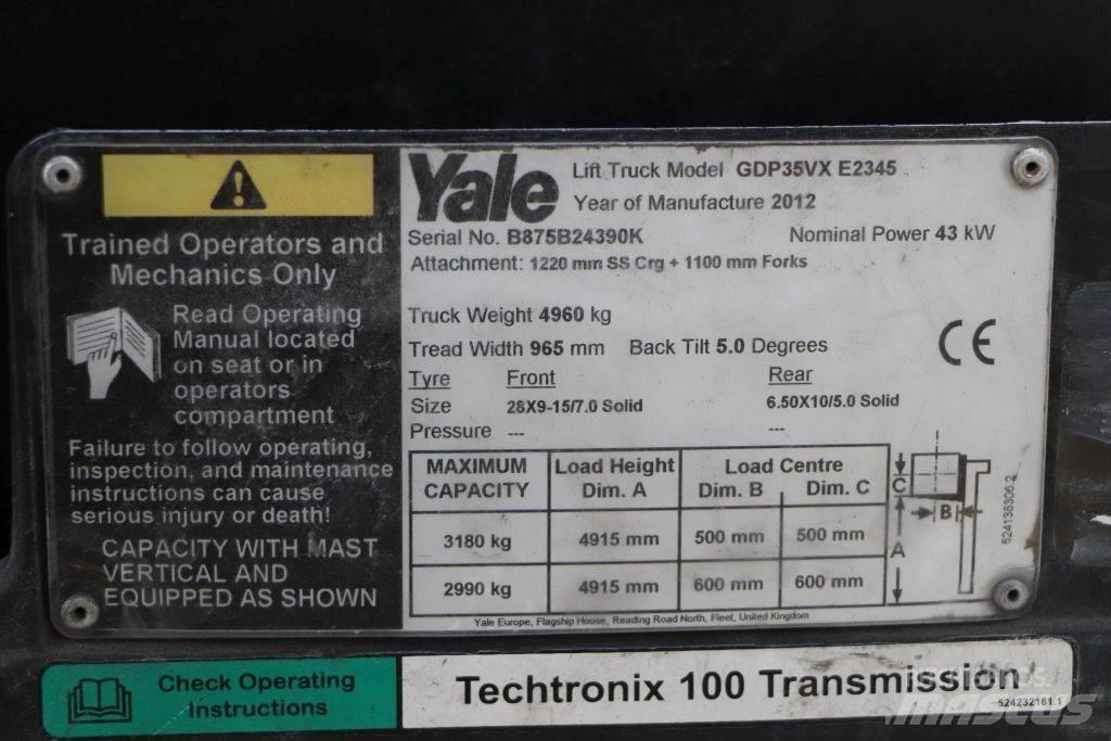 Yale GDP35VX Dieseltrukit
