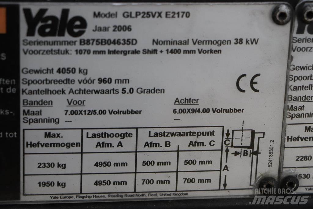 Yale GLP25VX Nestekaasutrukit