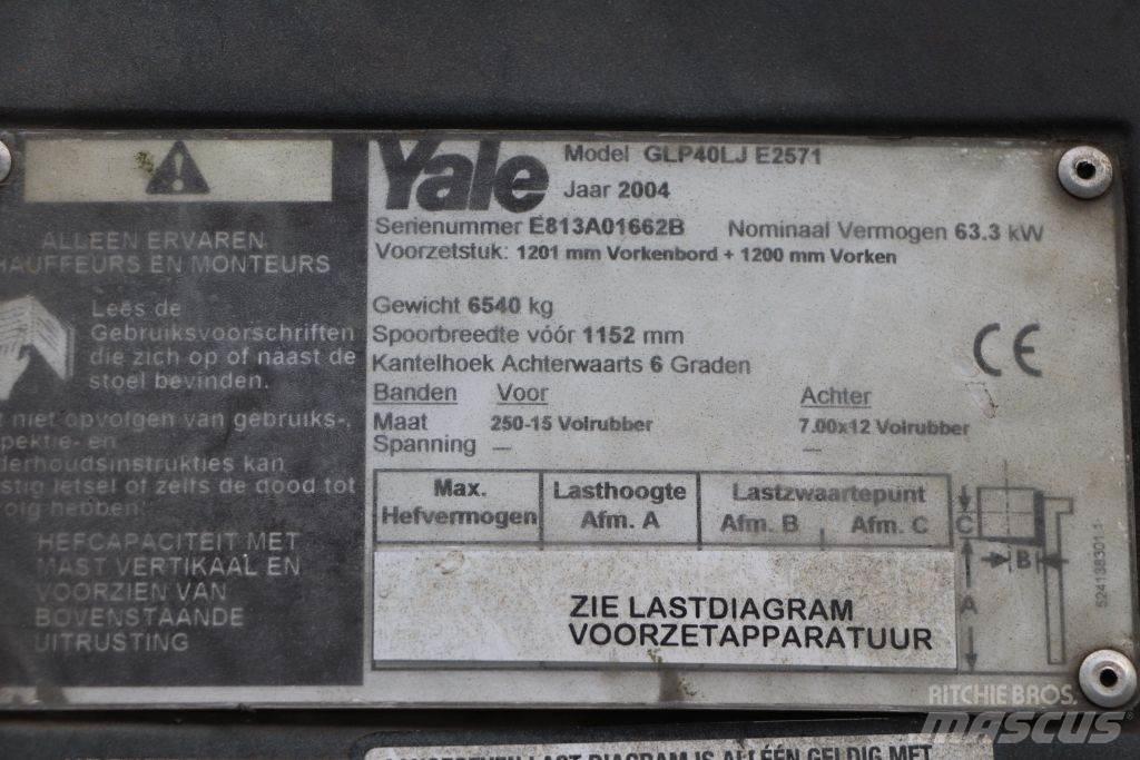 Yale GLP40LJ Nestekaasutrukit