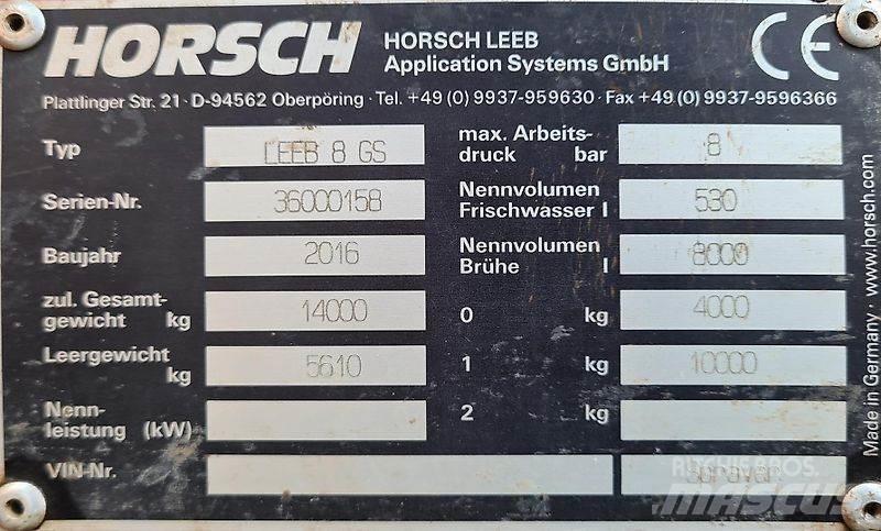 Horsch 8 GS Hinattavat ruiskut