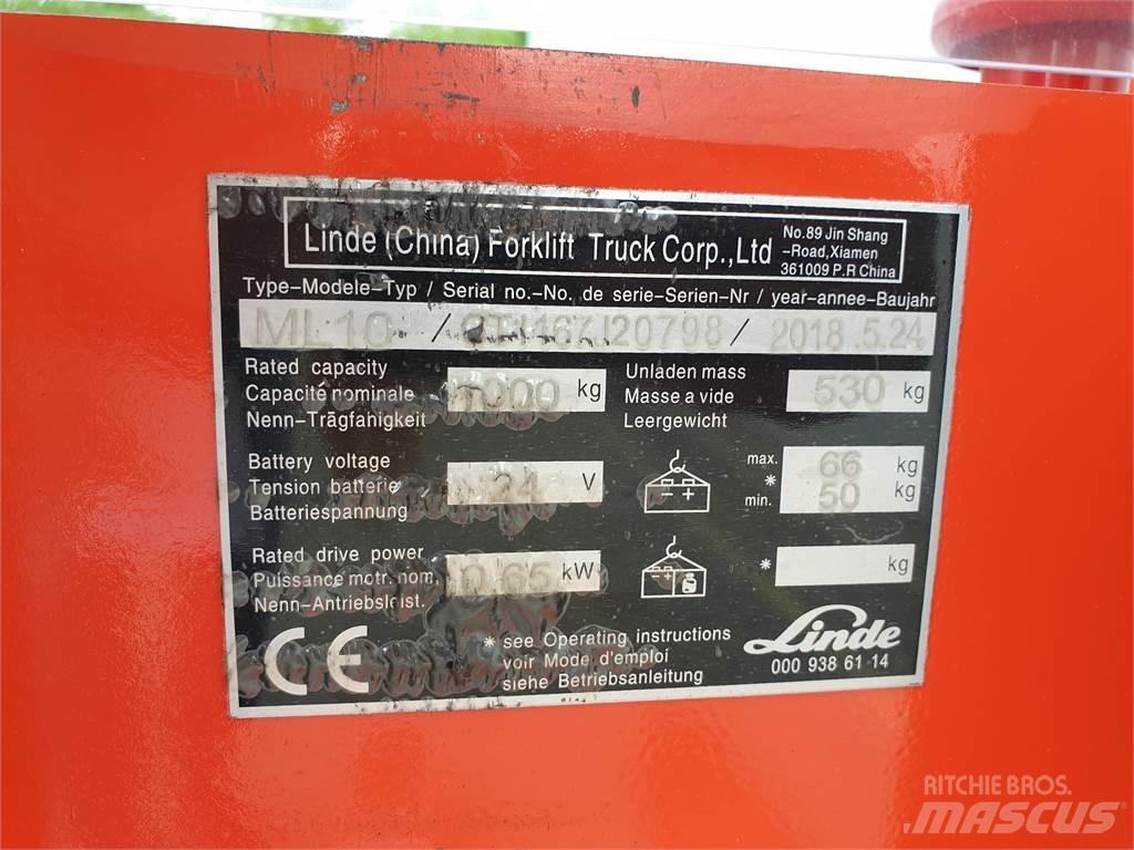 Linde #N/A Käyden ajettavat pinoamistrukit