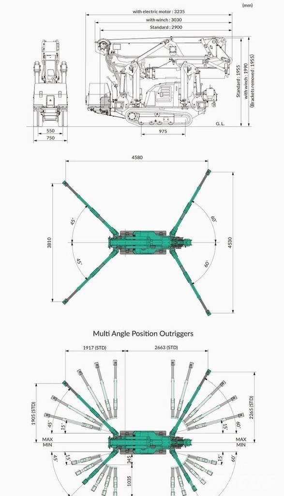 Maeda MK1033 Mininosturit
