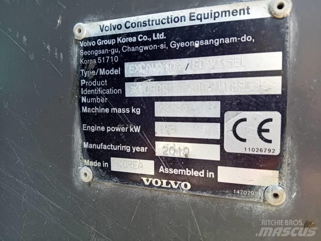 Volvo ECR 235 E Telakaivukoneet