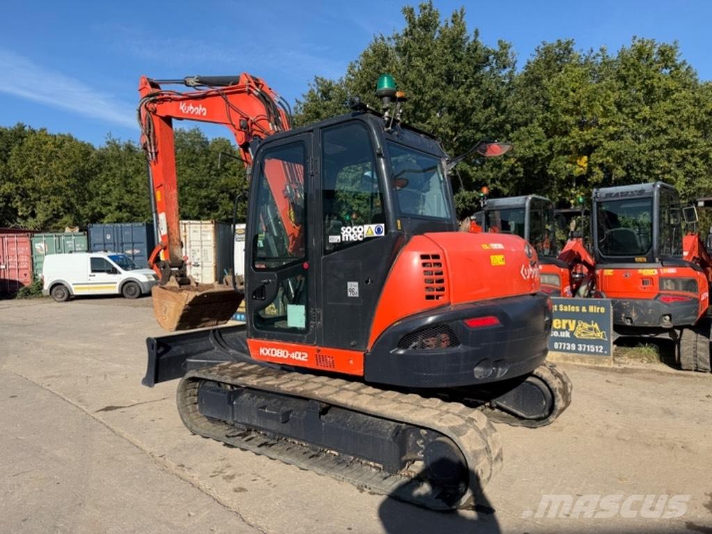 Kubota KX 080-4a2 Midikaivukoneet 7t - 12t