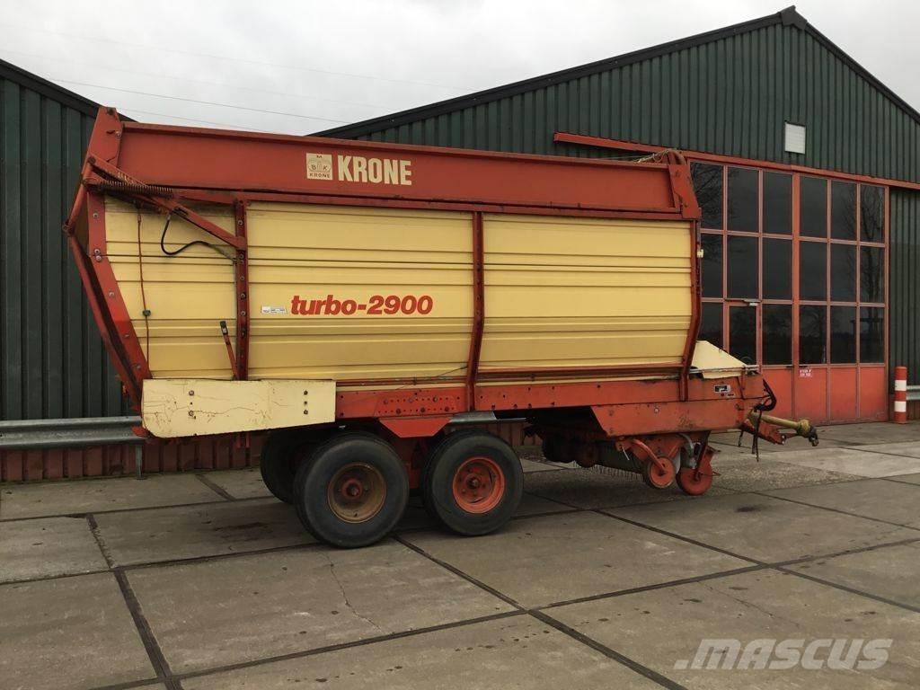 Krone TURBO 2900 Keräävät noukinvaunut ja silppurivaunut