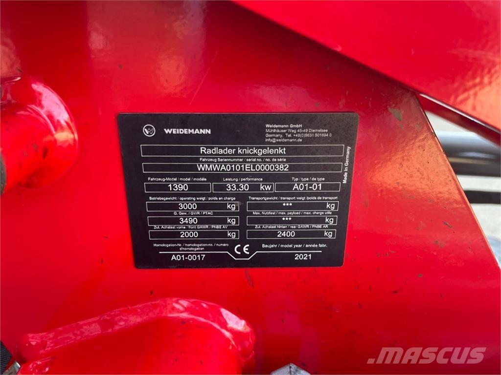 Weidemann 1390 Muut maatalouskoneet