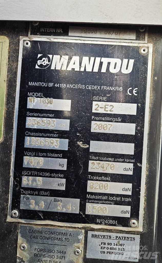 Manitou 1030 Kurottajat