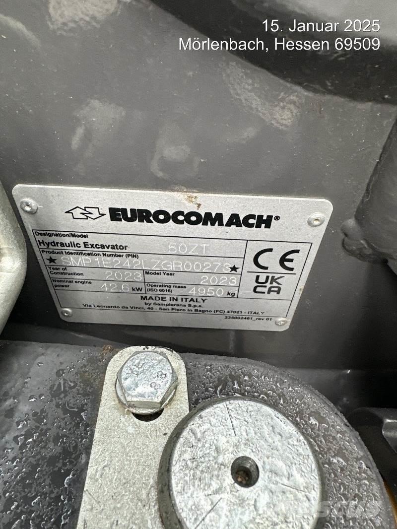 Eurocomach 50ZT Minikaivukoneet < 7t