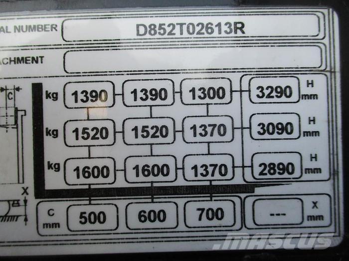 Yale MS 16 Käyden ajettavat pinoamistrukit