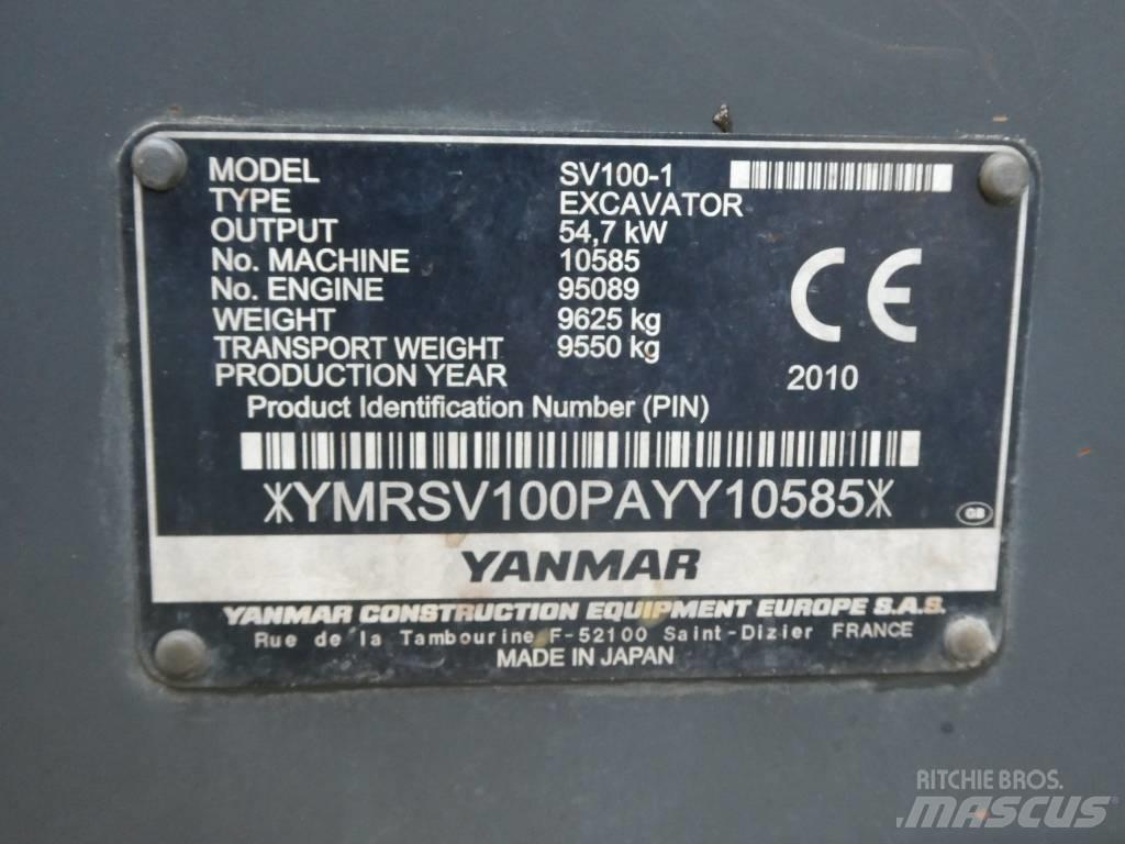 Yanmar SV 100-1 Midikaivukoneet 7t - 12t