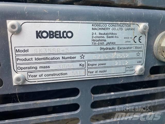 Kobelco SK 35 SR-5 Minikaivukoneet < 7t