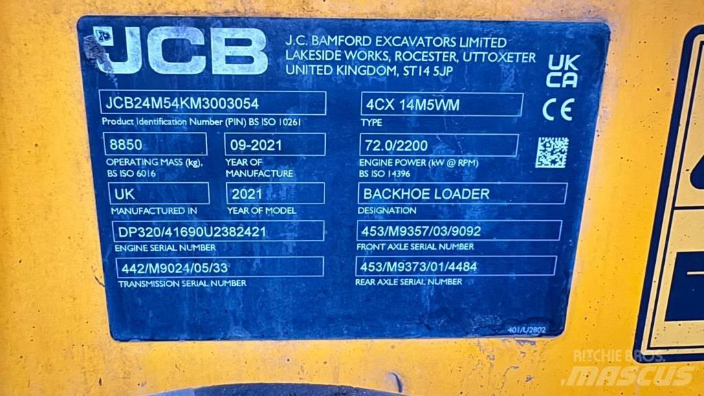JCB 4 CX Kaivurikuormaajat