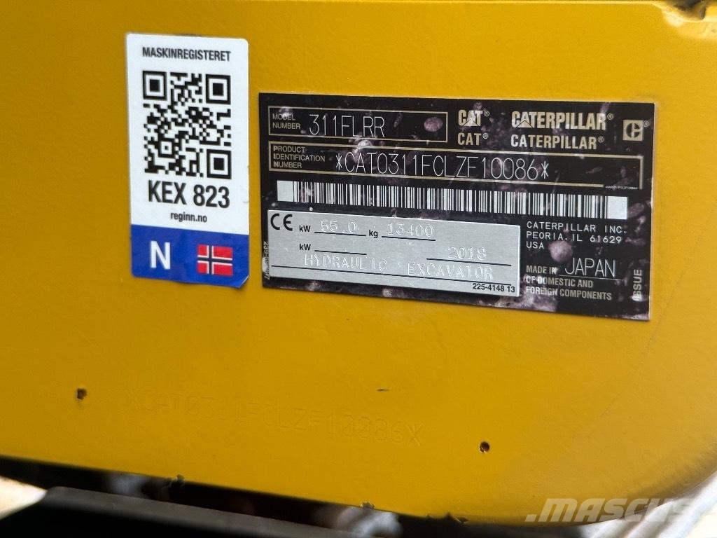 CAT 311 F LRR Telakaivukoneet