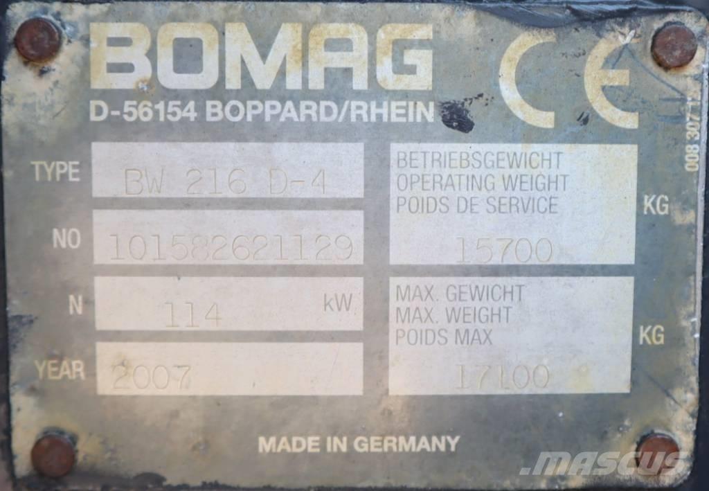 Bomag BW 216 D-4 Tiivistyskoneet