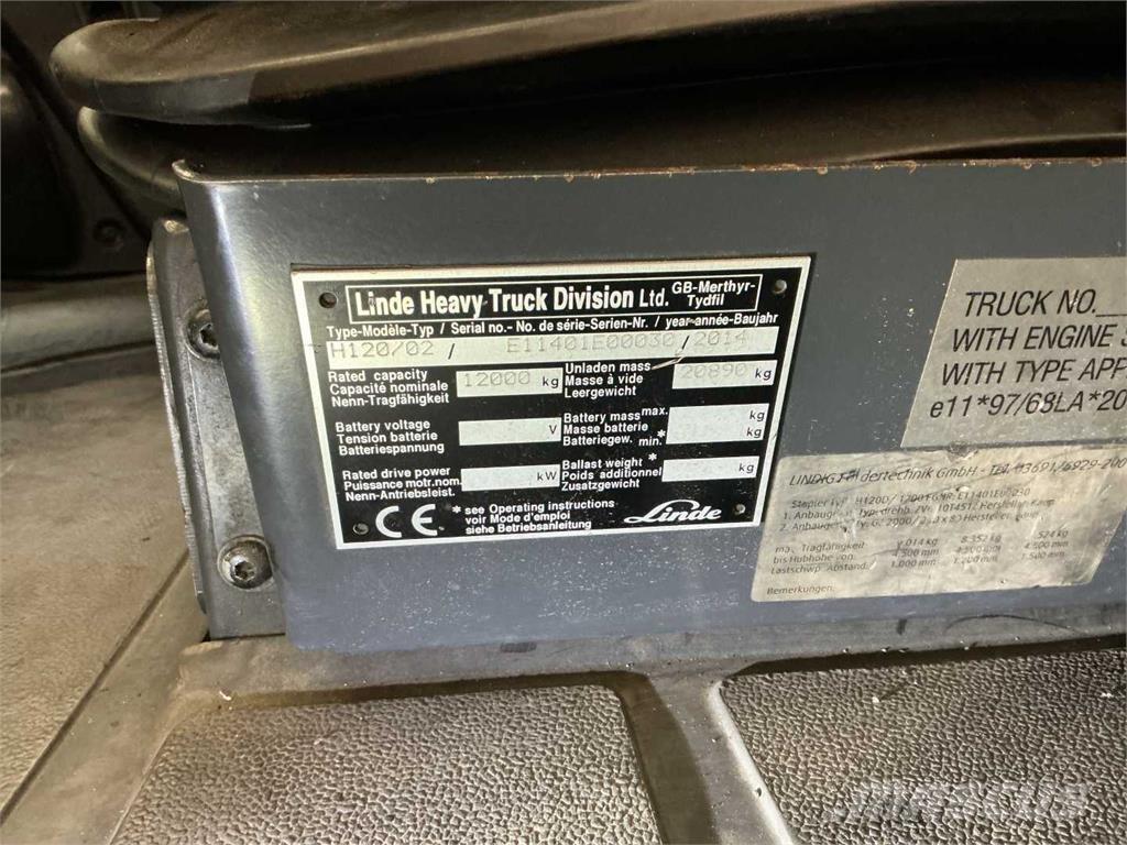 Linde H120D/1200 Dieseltrukit