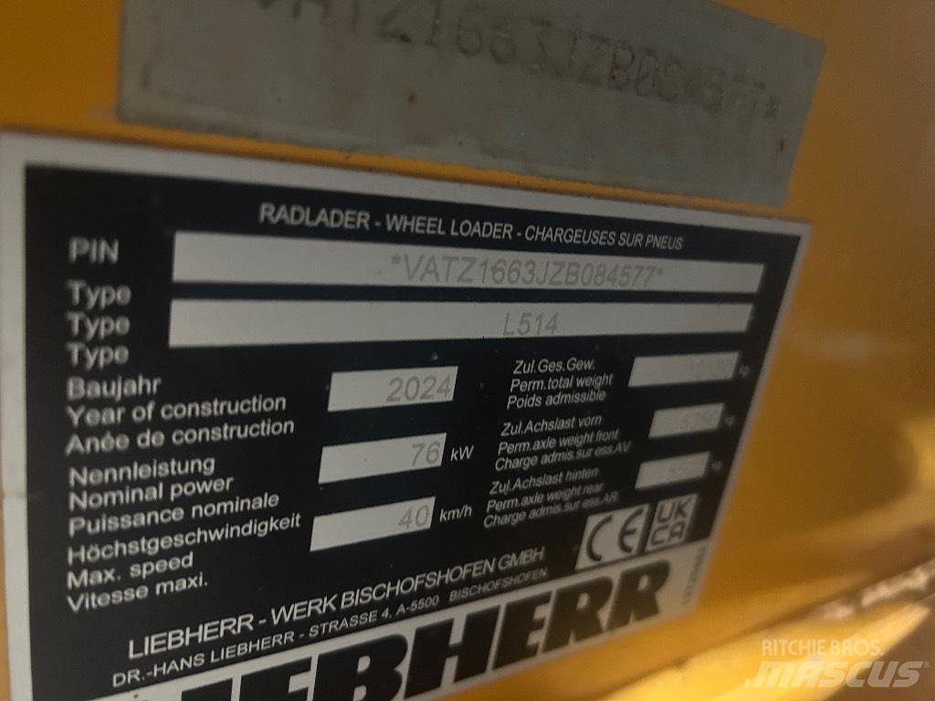 Liebherr L 514 Pyöräkuormaajat