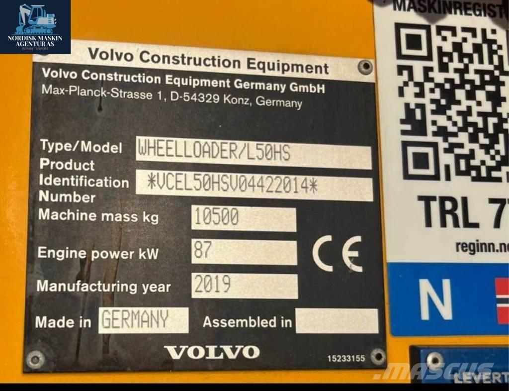 Volvo L 50 HS Pyöräkuormaajat