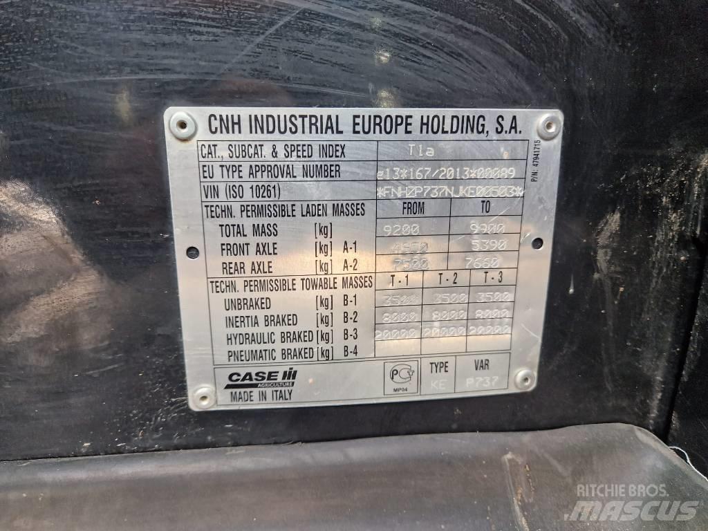 Case IH Farmlift 737 Kurottajat