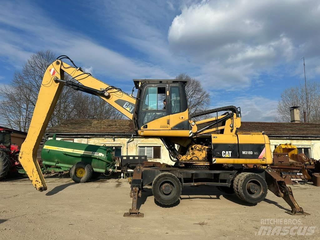 CAT M 318 D MH Jätteenkäsittelijät