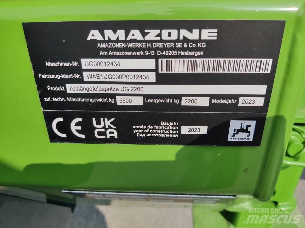 Amazone UG 2200 Hinattavat ruiskut