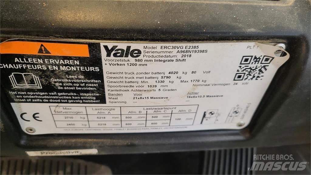 Yale ERC30VG 2018 Sähkötrukit