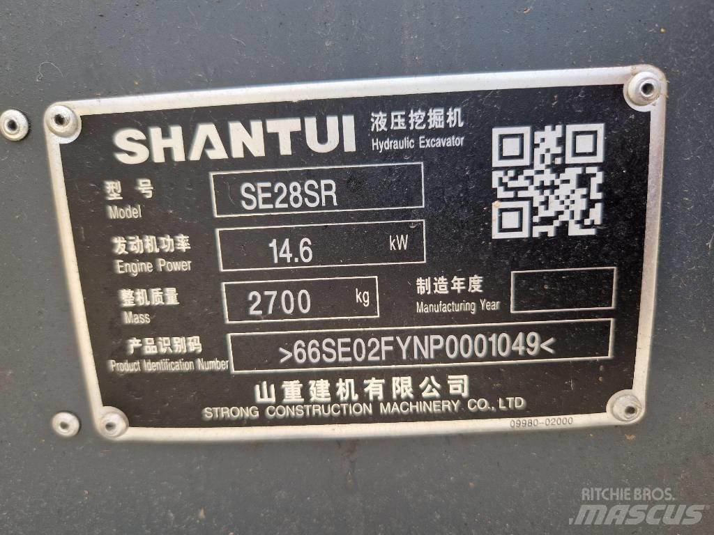 Shantui SE28SR Pyöräkaivukoneet