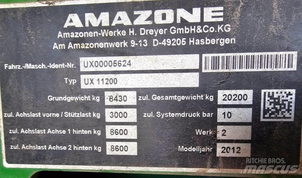 Amazone UX 11200 Hinattavat ruiskut