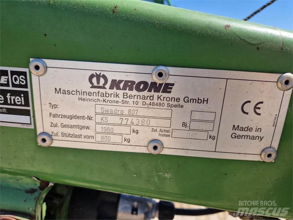 Krone Swadro 807 Karhottimet