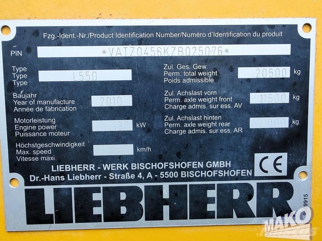 Liebherr L 550 Pyöräkuormaajat