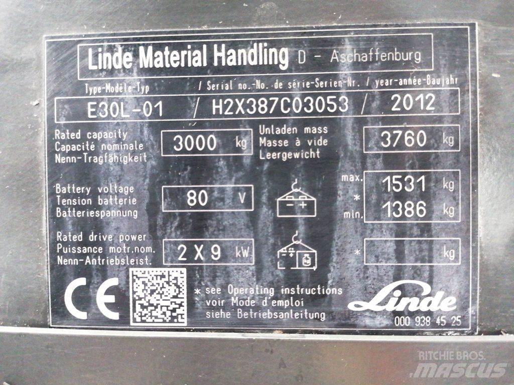 Linde E30L-01 Sähkötrukit
